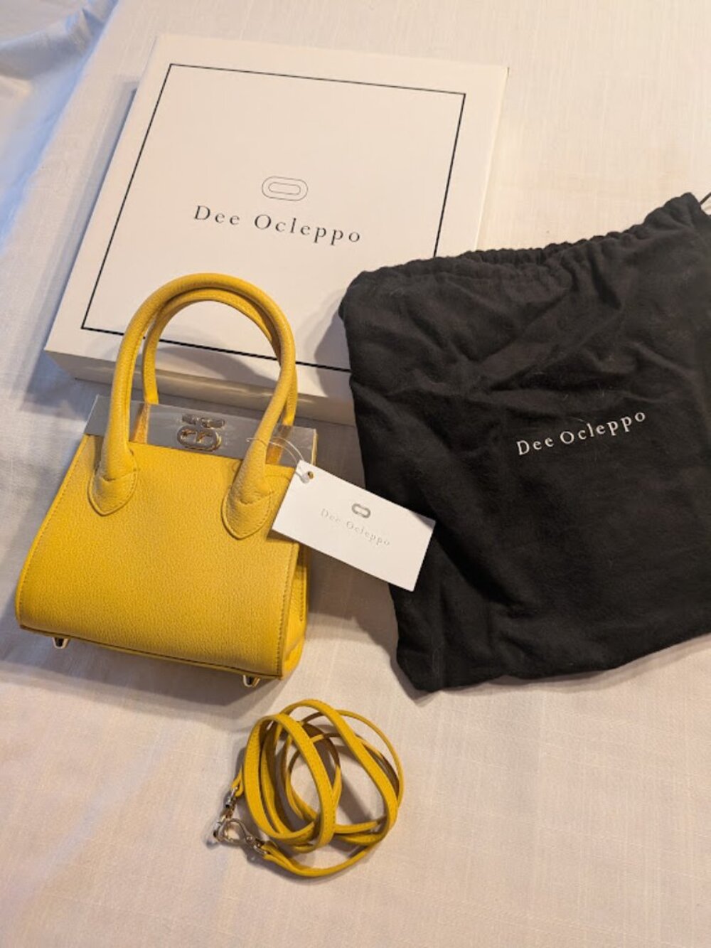 βοΈ Liquid Sunshine: Dee Ocleppo "Soleil" Mini Leather Bag